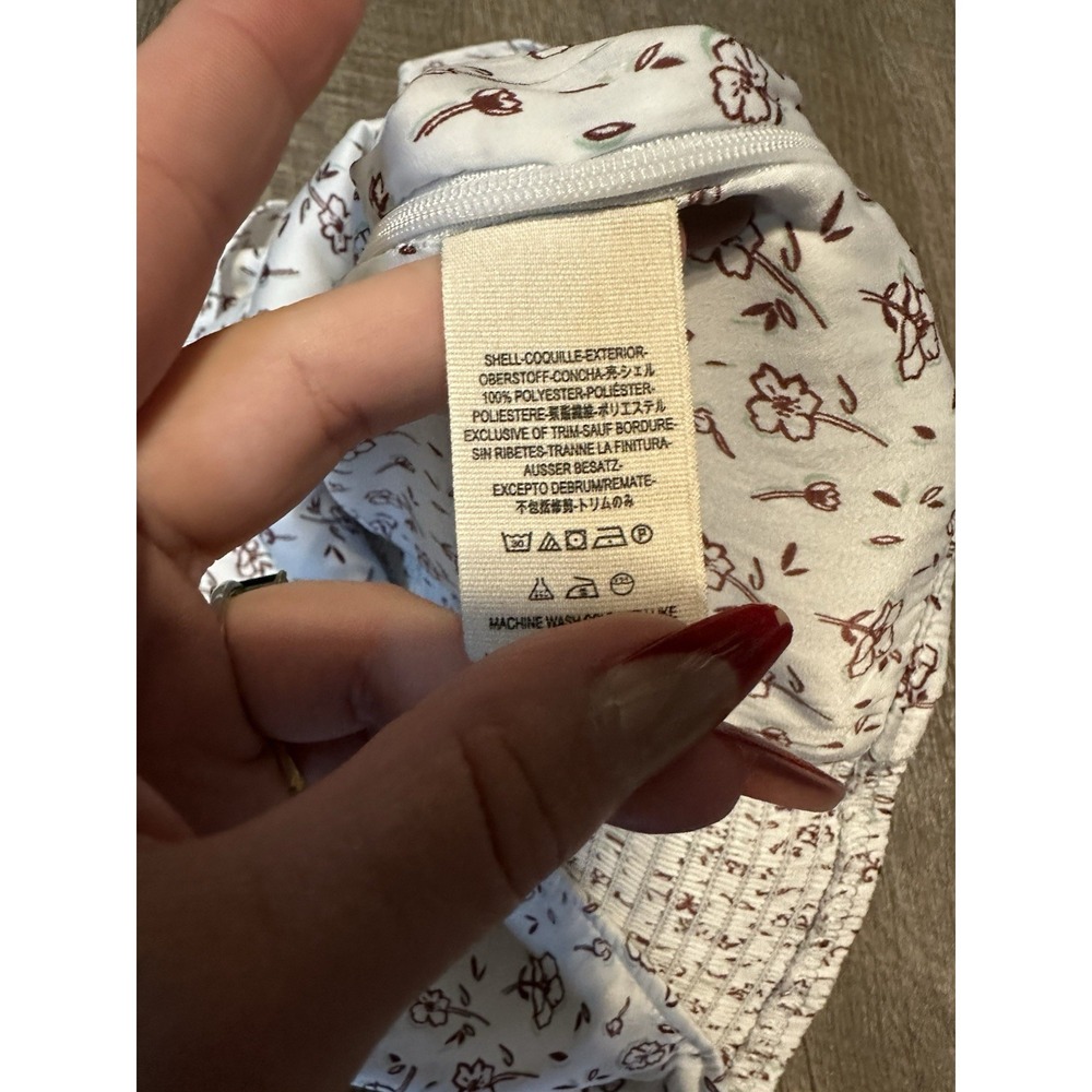 Free People Stay With‎ You Floral Cropped Tank Top Size Small S - Picture 5 of 9